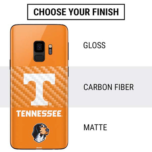 University of Tennessee-Knoxville T Logo on Orange Galaxy S9 Skin